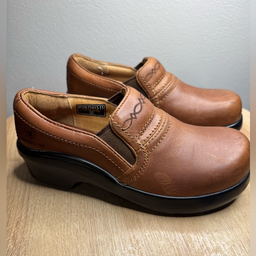 Ariat Expert ESP Safety Toe Clog - Picture 2 of 10